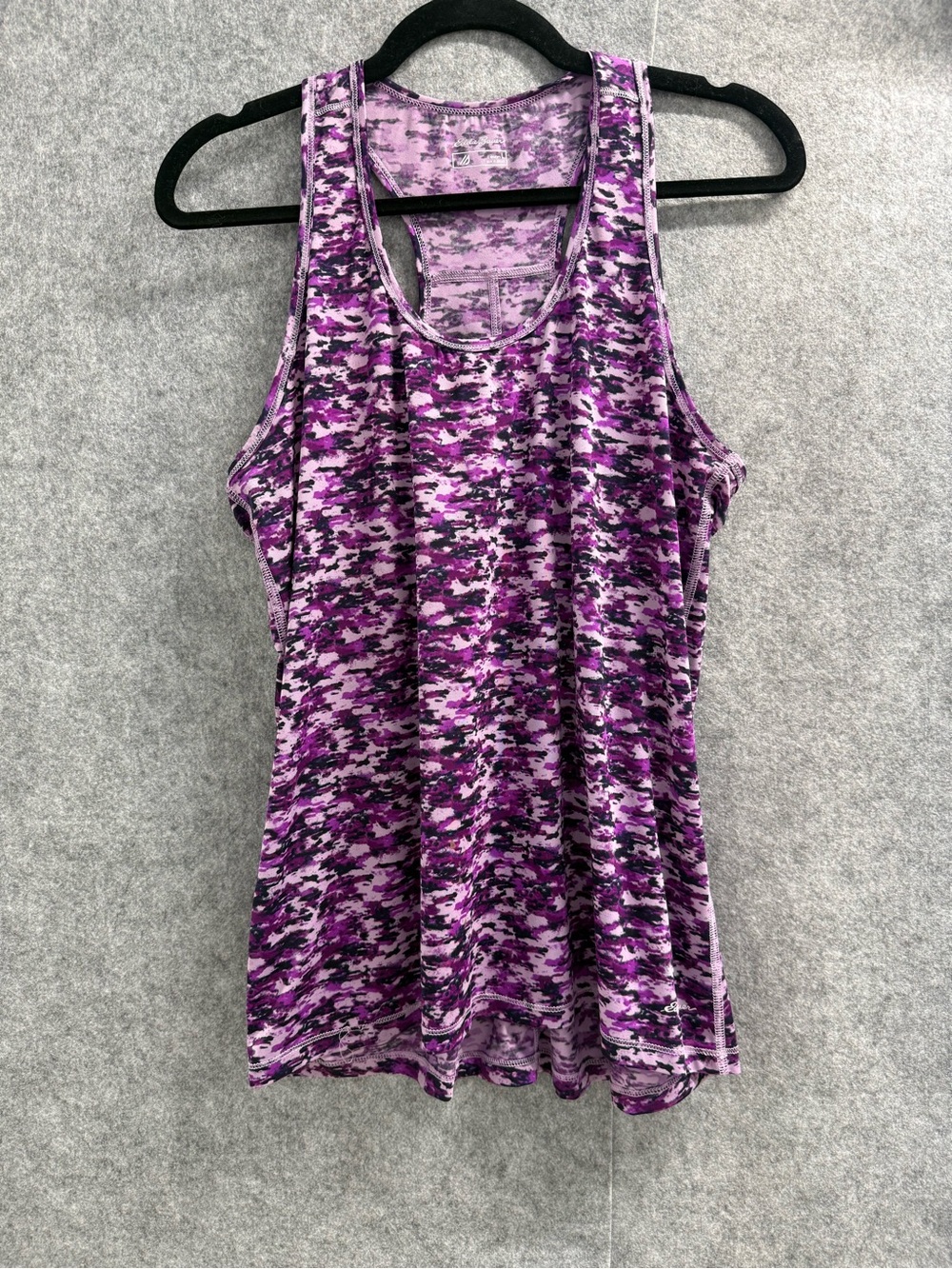 Eddie Bauer Free Dry Purple Camo Racerback Tank